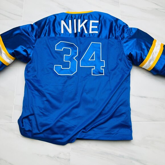 Nike x Ambush Football Jacket 'Navy Yellow' DX6916-455 size XS - Picture 4 of 4